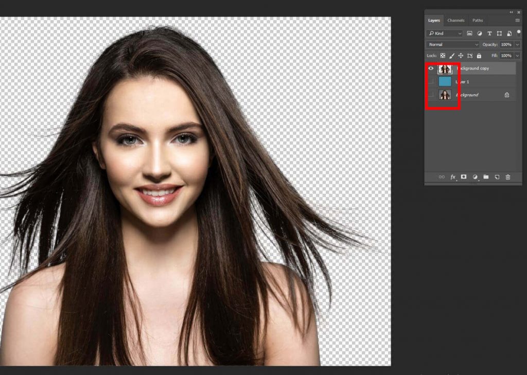 remove background in photoshop