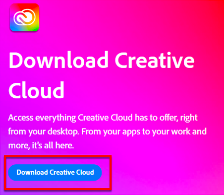 creative cloud desktop