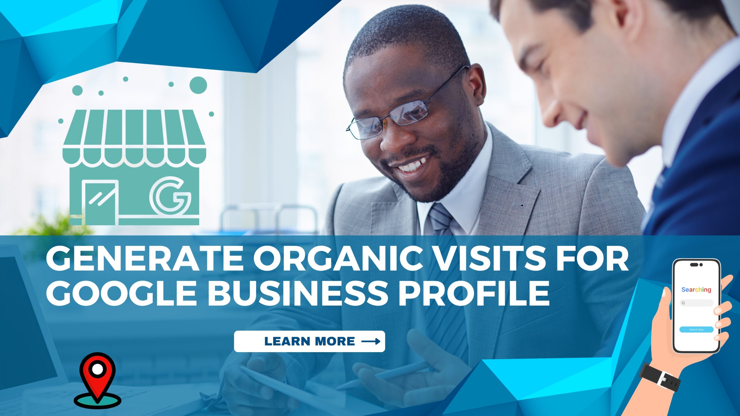 generate organic visits for google business profile