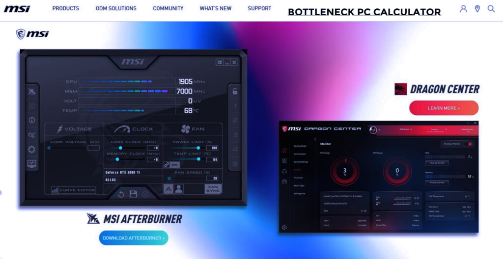 bottleneck calculator