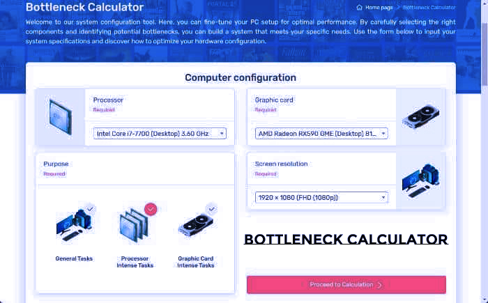 bottleneck calculator