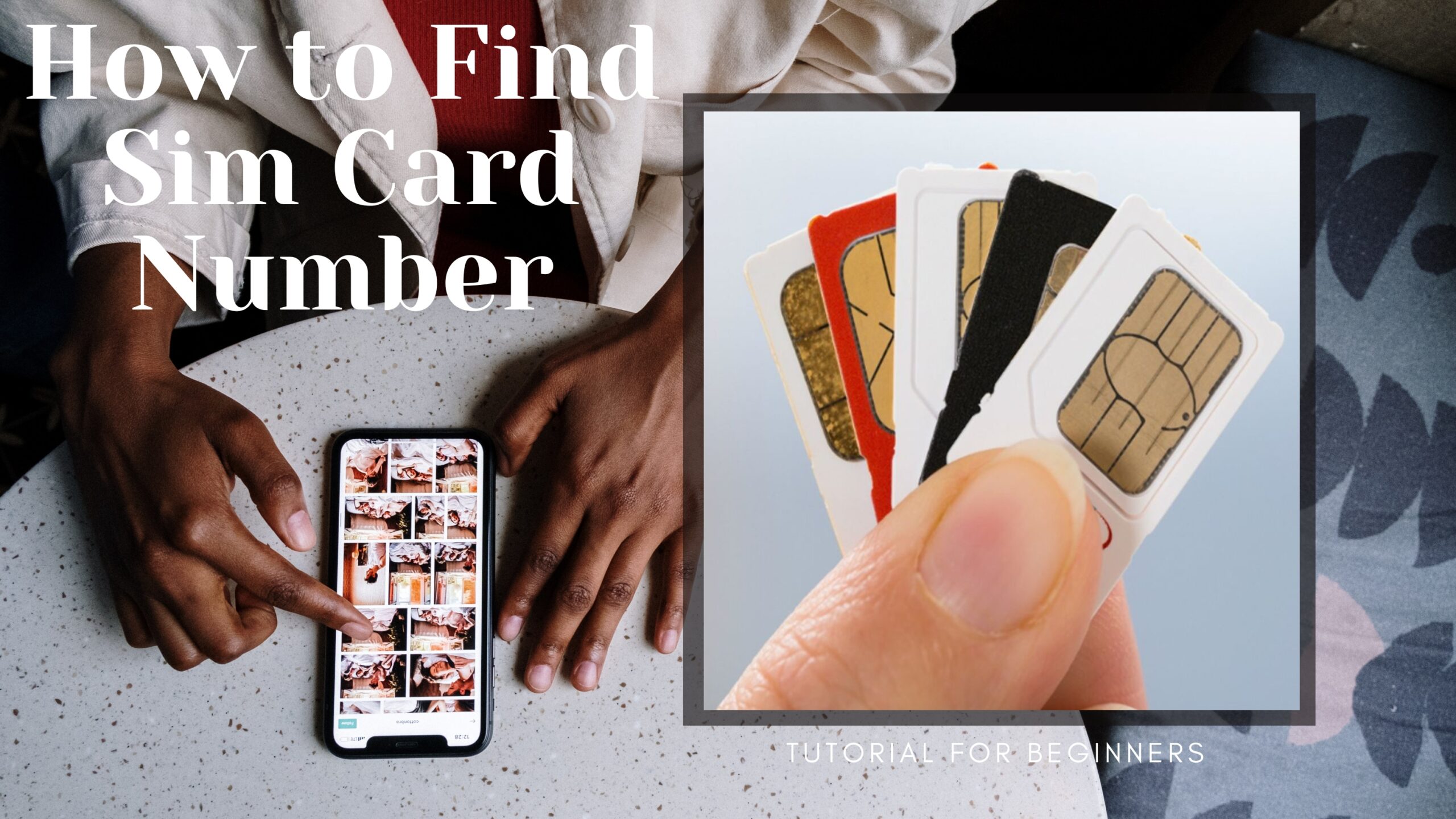 how to find sim card number